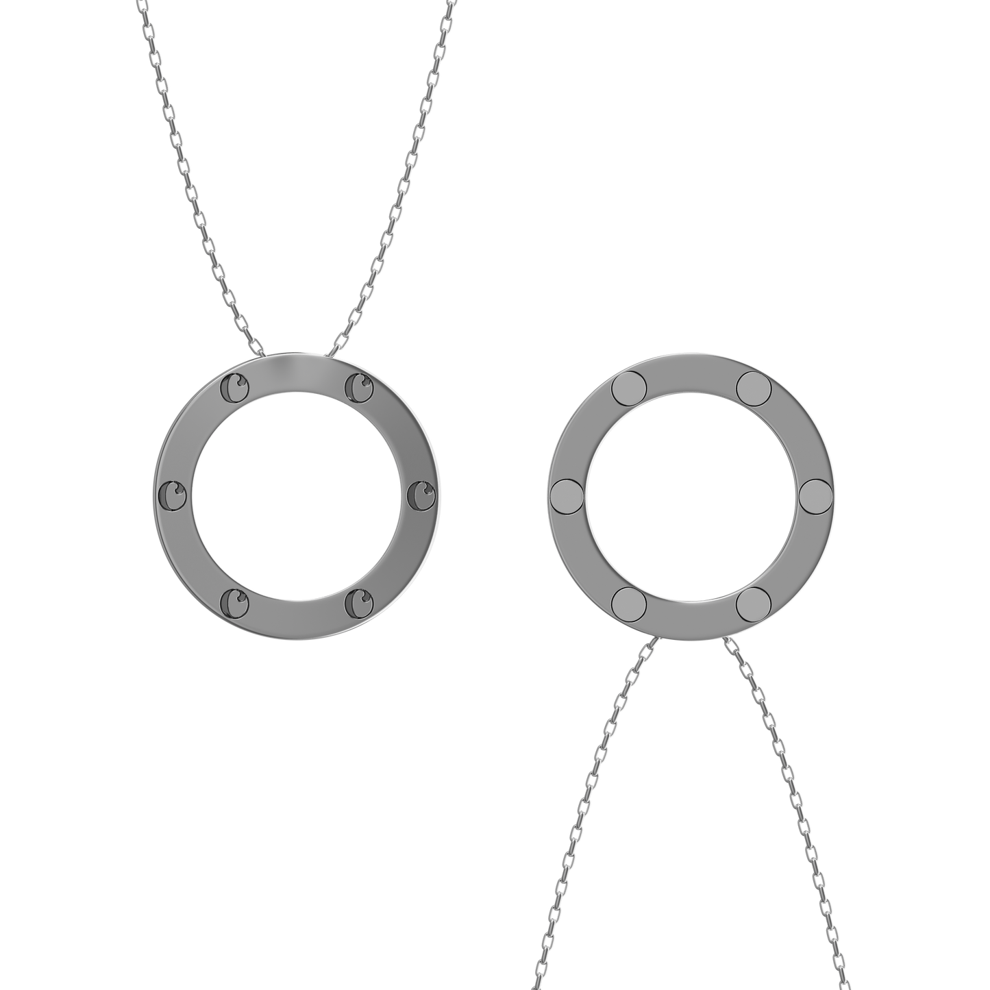 Wisiorek Damski Pozłacany Calmi z 6 Magnesami - Eleganckie Wsparcie Zdrowia 8