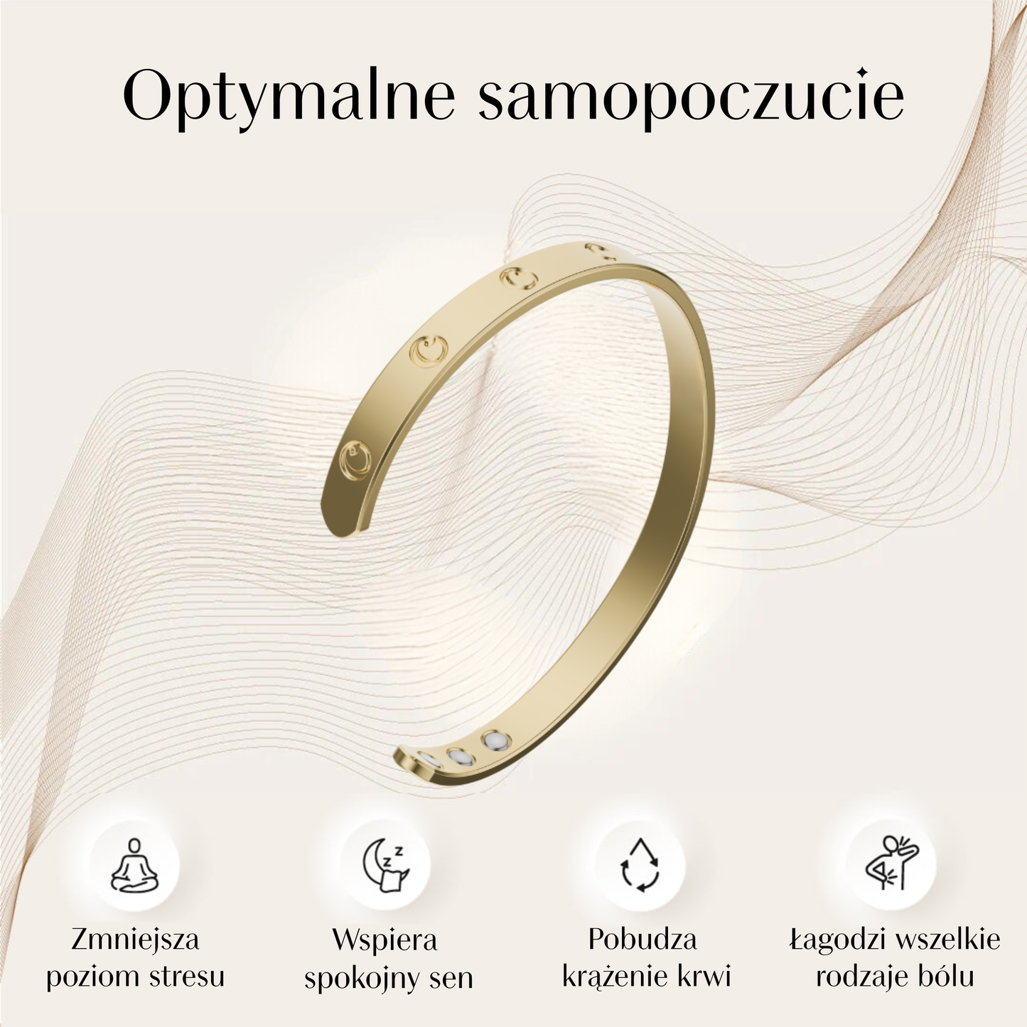 Bransoletka Magnetyczna Kalmii - Oryginał