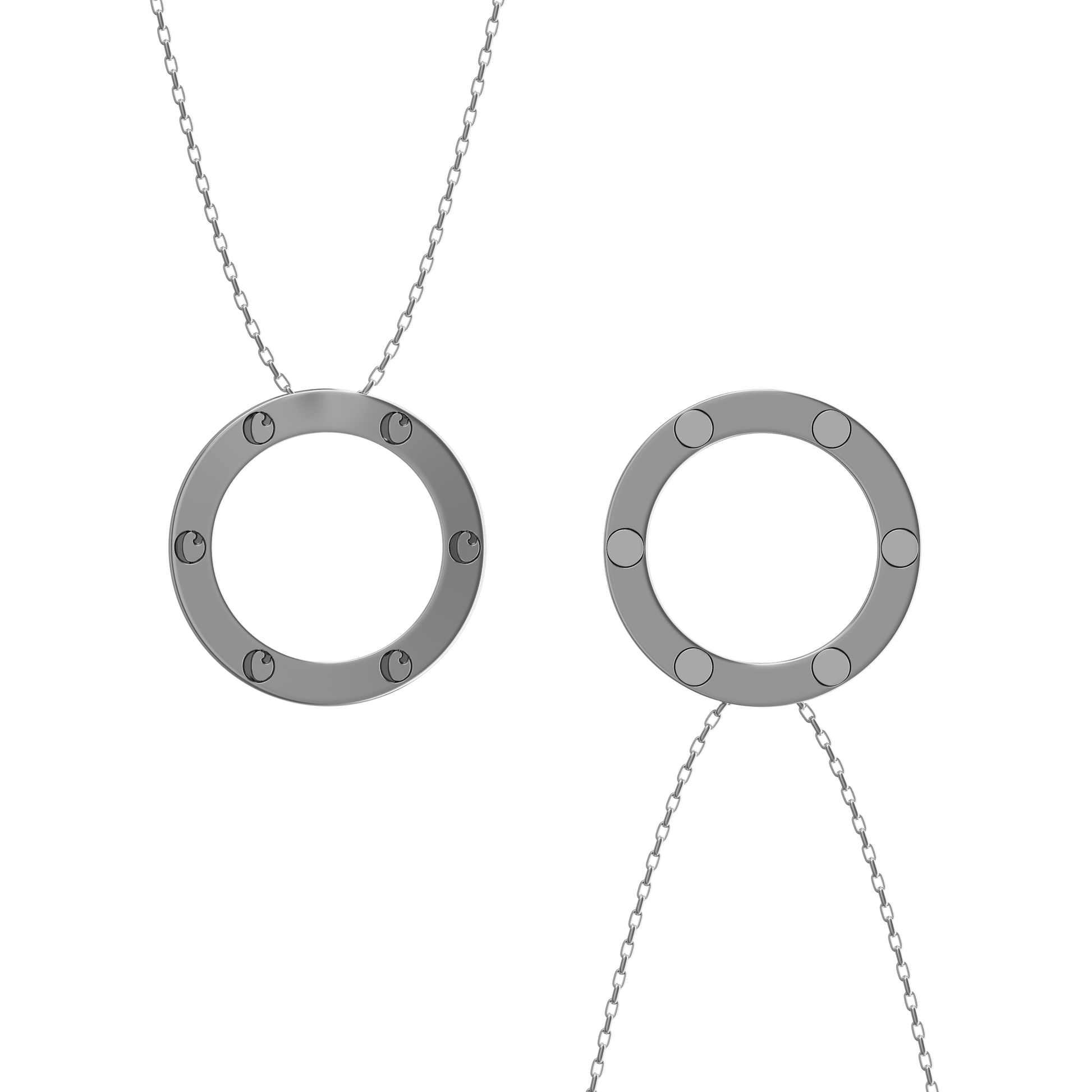 Wisiorek Damski Pozłacany Calmi z 6 Magnesami - Eleganckie Wsparcie Zdrowia 8