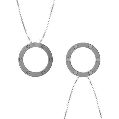 Wisiorek Damski Pozłacany Calmi z 6 Magnesami - Eleganckie Wsparcie Zdrowia 8