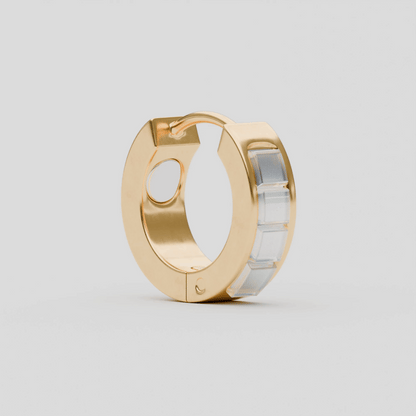 Złote Kolczyki Calmi - Elegancja i Wsparcie Zdrowia 18K 3